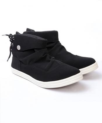 Black Back Laces Casual Shoes C-2224